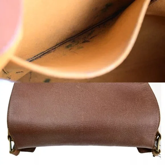 LOUIS VUITTON Musette Shoulder Bag Monogram Leather Brown France M51256 31SJ562